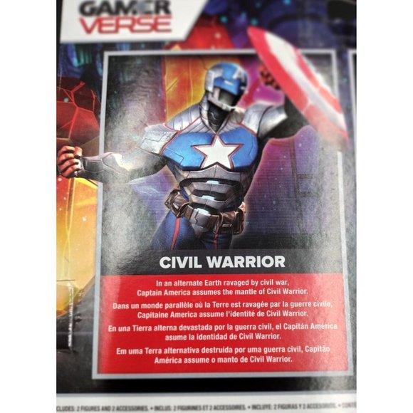 Hasbro Marvel Gamerverse Contest of Champions Civil Warrior and The Collector - Picture 5 of 8